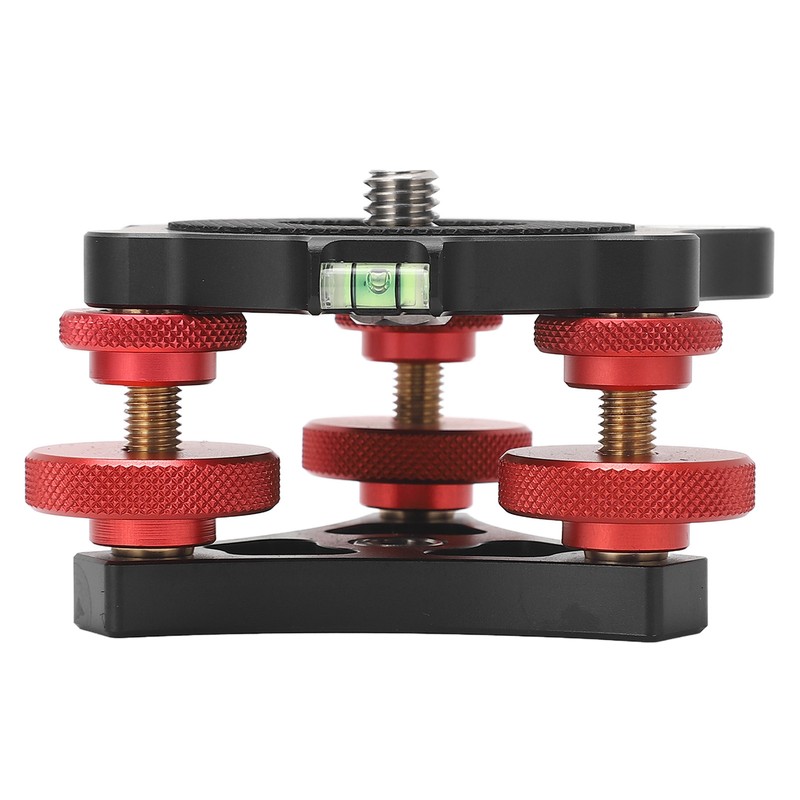 LP64 Camera Photography Tripod Leveler Tri Wheel Leveling Base Tripod
