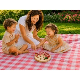 Juego de memoria de hongos, juguetes Montessori, juego de mesa de ajedrez de memoria
