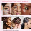 LOIKMIUP Face Gems Kit with Makeup Glue, Hair Gems Colorful