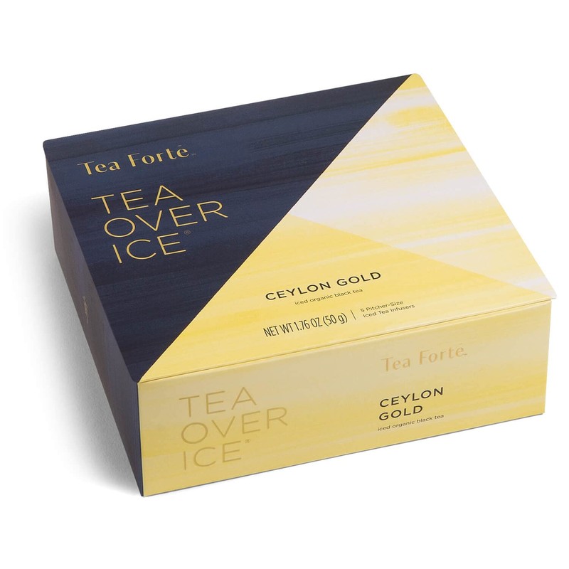 Tea Forte Tea Over Ice Ceylon Gold Premium Organic Caffeinated