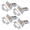 XFORT Tubular Latch, Satin Chrome, Tubular Door Latch for Internal