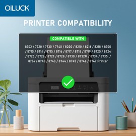 OILUCK 952XL Black Ink Cartridge Compatible Replacement for HP 952 XL 952XL Work with OfficeJet Pro 7720 7740 8200 8210 8216 8700 8710 8715 8720 8725 8730 8740 Printer (1 BK)