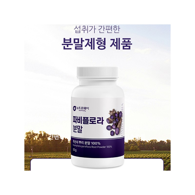 Newtroway Fabiflora Black Ginger Root Powder 50g 2pcs / 뉴트로웨이