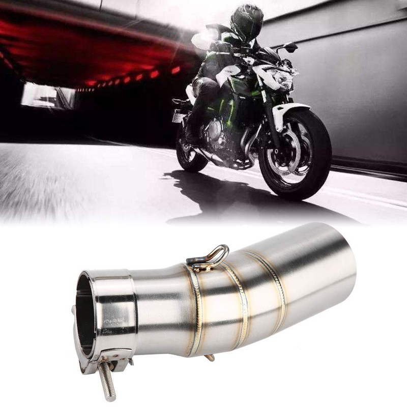 Motorcycle Exhaust Centre Pipe, Stainless Steel Motorcycle Exhaust Pipe, Middle