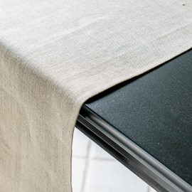Varvara Home Lesna Table Runner, 45 x 150 cm, 100% Linen