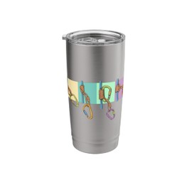 Prusik Knots Rock climbing Stainless Steel Insulated Tumbler