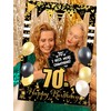 LaVenty 70 Birthday Photo Frame 70 Photo Booth Frame 70