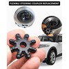 LOZTBUE 6 pieces automotive steering column coupling, flex coupling, clutch