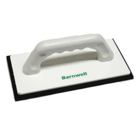 Barnwell Sponge Float Dense Rubber Black 9 1/2" Tile Tiling