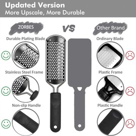 ELEPHANTBOAT® Stainless Steel Rasp Callus File Blade Foot Care(Grey)