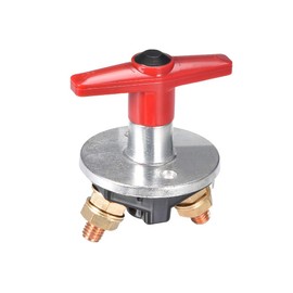 uxcell Rotary Battery Disconnect Switch Isolator Cut OFF Battery Power Switch for Marine Boat RV ATV DC 12V-60V/500A ON/OFF