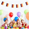 Mobestech 1Set German Flag Bunting Bright Decorative Germany Gardens Flag