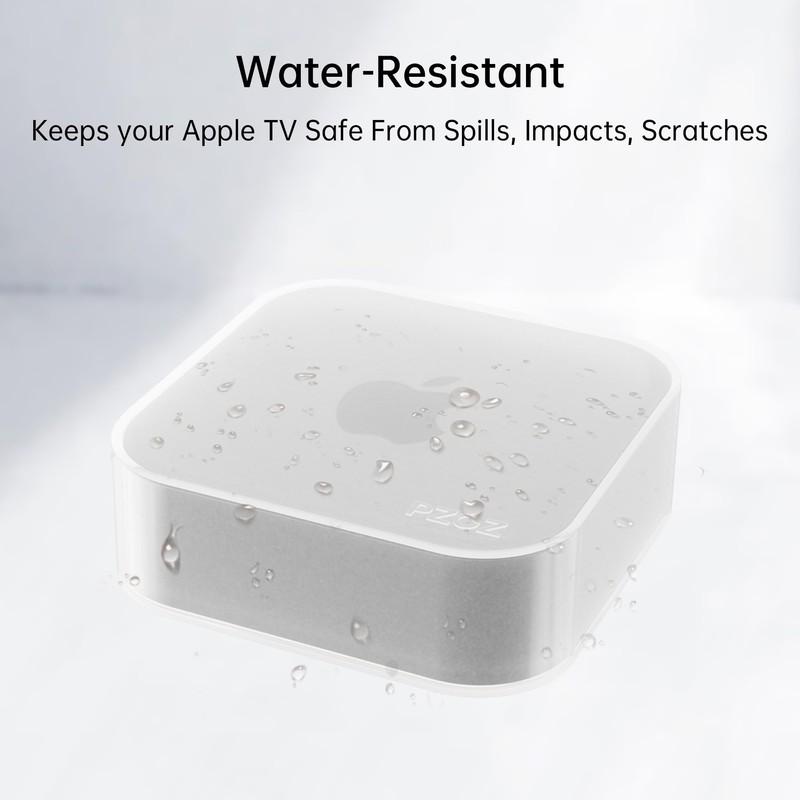 PZOZ Protective Case for Apple TV 4K 2022, Soft Silicone