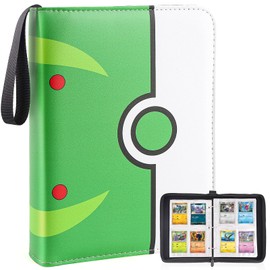 Collectible Trading Card Binder, 400 Pockets Card Holder with 50 Removable Sleeves, Portable Collection Binder Album Book Case Storage, Zipper Card Protective Sleeves for TCG, Sports Card