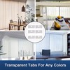 Vertical Blind Repair Vane Savers,Louver Replacement Parts Maintenance Clips/Blind Fixers,White