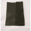 Genuine cowhide nubuck leather pre-cut square pieces True Olive 11"