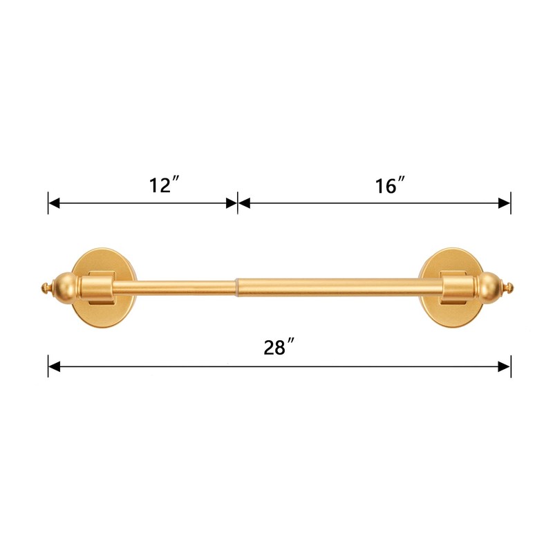 Magnetic Curtain Rods,Multi-Use Adjustable Appliance for Metal Doors,Windows,No Tools Needed，16-28