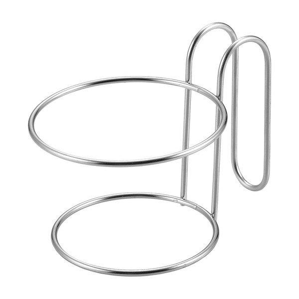 Tiger Crown Holder, Silver, 3.5 x 4.8 x 3.4 inches (90 x 123 x 86 mm), Cup Noodle Holder, 18-8 Stainless Steel, Multi-purpose, 1800