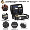 COLCASE Fireproof Money Box with Lock, Hard Case Cash Organizer