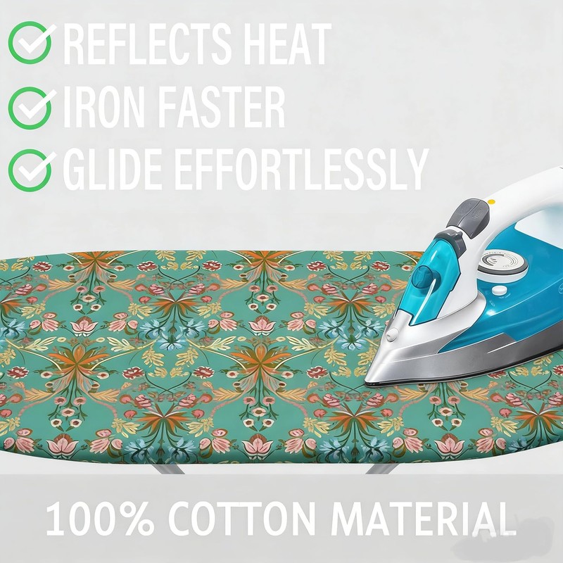 Inspirasa Thickened Ironing Board Cover and Sealing pad 15x54, Large-Sized