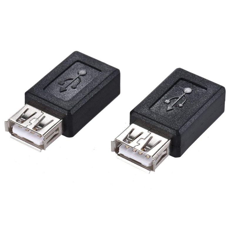 Warmstor 3-Pack USB 2.0 A Female to Micro USB Female
