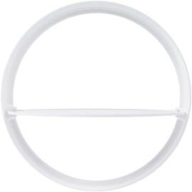 Plastic 6" inch Inline Backdraft Damper. Exhaust Connector with Damper for air Dryer and ducting. - Connector Size 5.9"