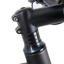 Desenda 6 PCS Headset Spacers 1 1/8" Aluminum Alloy Bike Headset Spacers for MTB BMX Road Bikes 2mm 3mm 5mm 10mm (Black)