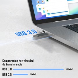 IOPDXZW 3 pcs 32gb Memoria USB, Memoria Flash USB 3.0, Alta compatibilidad, Carcasa de aleacin de Zinc, Compatible Windows, Lunux, Mac