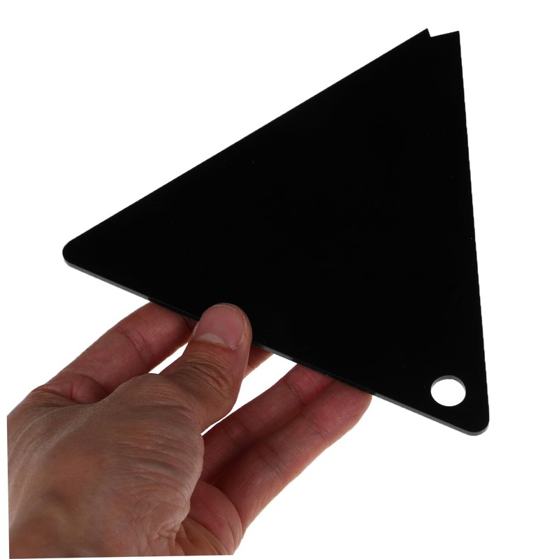 KONTONTY Snowboard Waxing Scraper Tool Acrylic Material Maintenance Kit for