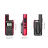 Handheld Mini Walkie Talkie 99-Channel Portable Long Range 2 Way