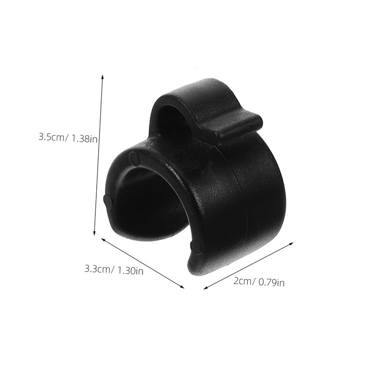 VICASKY 20pcs Cable Clips for Mic Stand and Tripod Cable
