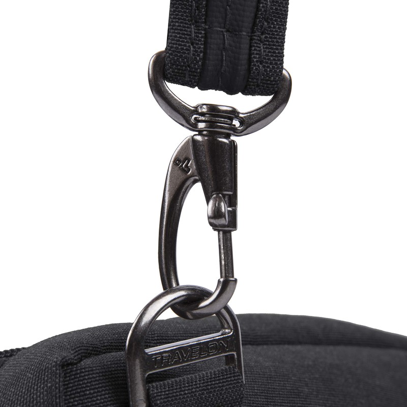 Travelon Anti-Theft Metro Convertible Sm. Cross Body Bag, Black, One