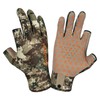 BASSDASH Unisex Fingerless Camo Hunting Gloves for Men's Women's Early