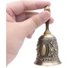 Hoshiumi Retro Bronze Hand Bell Rose Pattern Hand Waving Bell