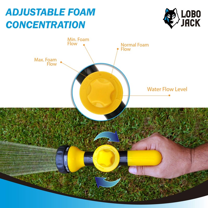 Foam Sprayer Gun, Pressure Nozzle for Car Wash, Watering plants,