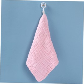 KOMBIUDA Hand Towel 5pcs Foam Cotton bib Baby washcloths Baby Towels Muslin Towels Newborn Registry Baby wash Cloth Baby Must Haves Baby Drool Necessities Cloth Girl Wrinkle Baby Towel