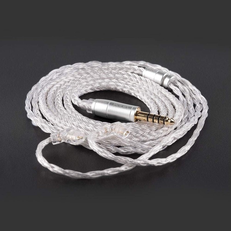 KBEAR 16 Core Silver Plated Replacement Cable Upgrade Cable Replacement