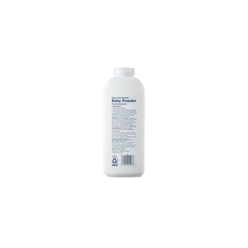 Equate Talco para Beb de Maicena con Lavanda y Vitamina