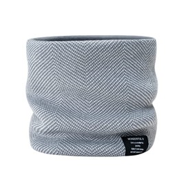 SATiNU Neck Warmer, Windproof, Cold Protection, Soft, Neck Wrap, Fleece Lined, Cold Protection, Fluffy, Thick, Boa Lined, Winter, Warm, Easy to Carry, Small Face Effect, Unisex, C Light Gray