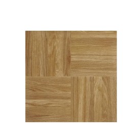 Sterling Self Adhesive 12-Inch Vinyl Floor Tiles, 20 Tiles - 12" x 12", Square Parquet Pattern - Peel & Stick, DIY Flooring for Kitchen, Dining Room, Bedrooms & Bathrooms by Achim Home Decor