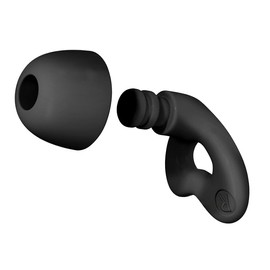 Ear Plugs for Sleep 32dB Noise Reduction Soft Comfy Reusable Silicone Earplugs for Work Travel Study Hearing Protection (Black, Heart)