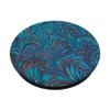 Hand-Marbled Design - Blue Thistle
