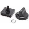 1 Pc Black Fan Rotary Switch 4 Position 3 Speed