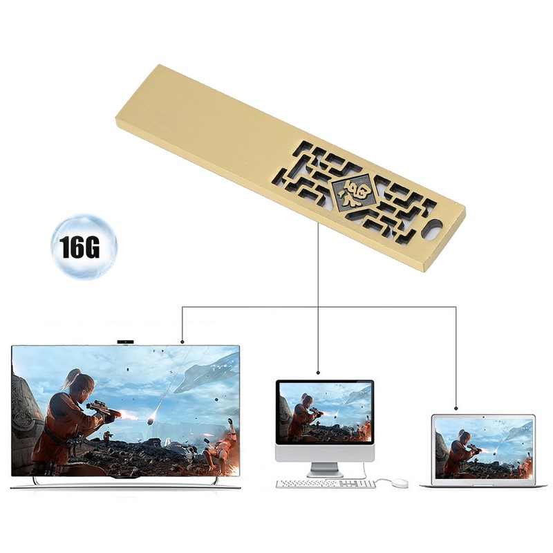 USB Flash Disk Portable Waterproof Metal 2.0 Drive Storage Memory