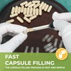VGTPC Vegan Capsules Empty Size 00 Separated 1000 Count Clear