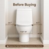 Loyoda Toilet Safety Rails for Seniors, 350 LBS Heavy Duty