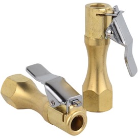 Milton EZ-Lock™ Euro Air Chuck, Heavy Duty Brass, 175 PSI, Open Flow - 2 Pieces