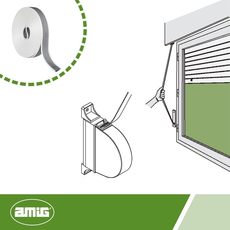 Amig - Roller Blind Strap Winder | 14mm x 6m