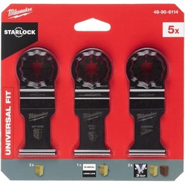Milwaukee SUA10041 48906114 Wooden Multitool Blades Set of 5