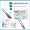 Lab Tweezers Dental Cotton Pliers Set of 2 Surgical Forceps